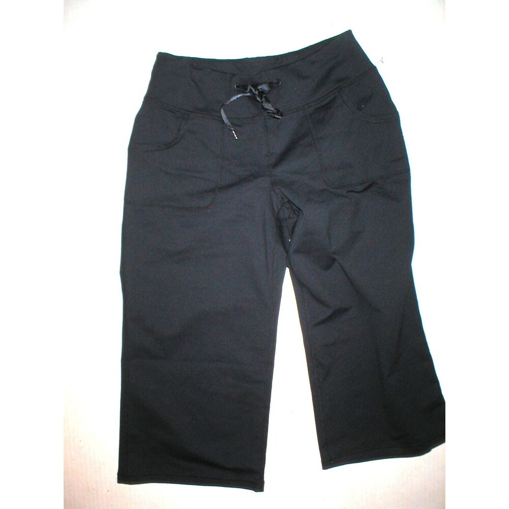 Women New Zella Nordstrom Pants Gym 0 Black Crop Capri Soul 2 Barre Yoga Pilate